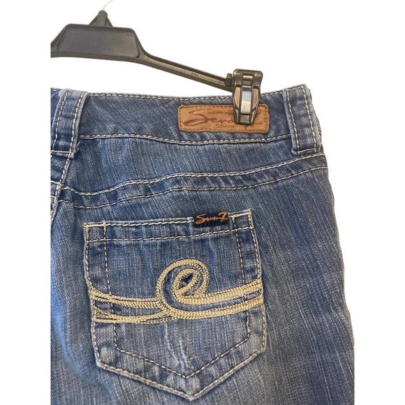 Seven 7 Skinny Distressed Jeans - Size 4 - Picture 5 of 9